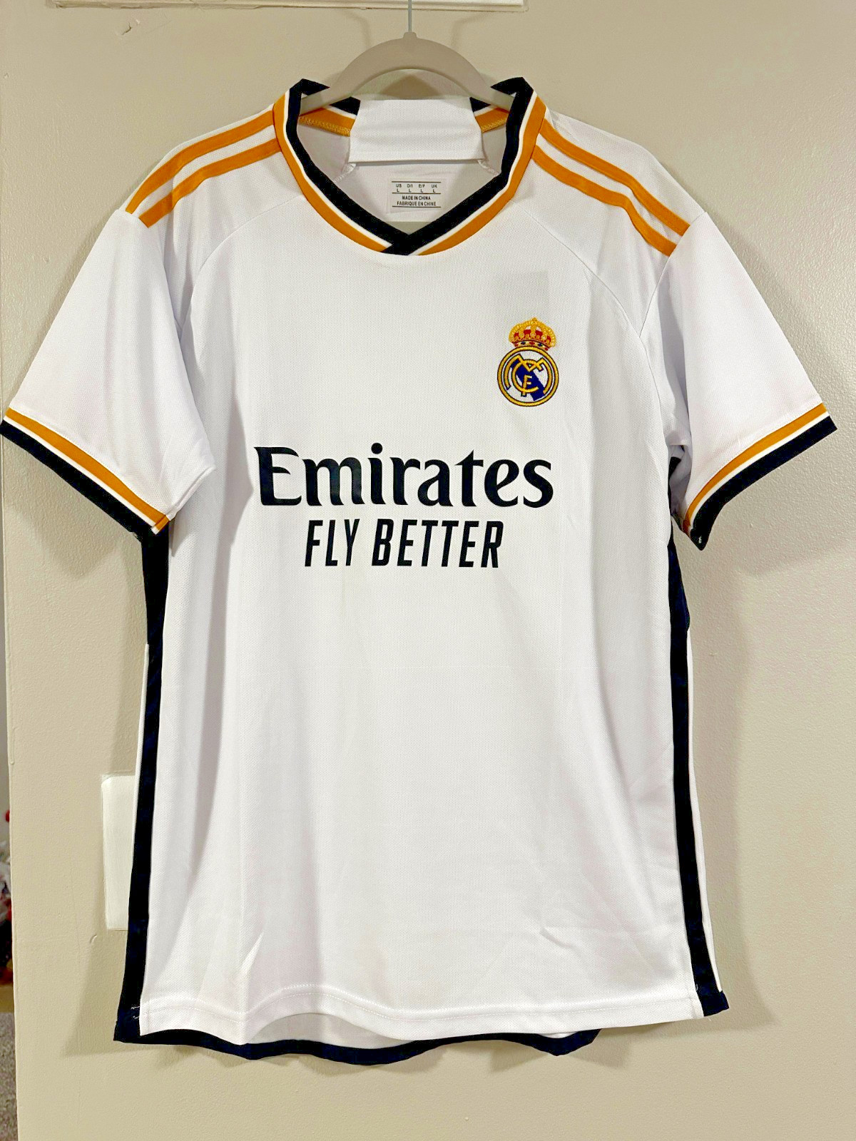 Real Madrid NO NAME Soccer Jersey White Unisex Kids/Adult !!! CLEARANCE