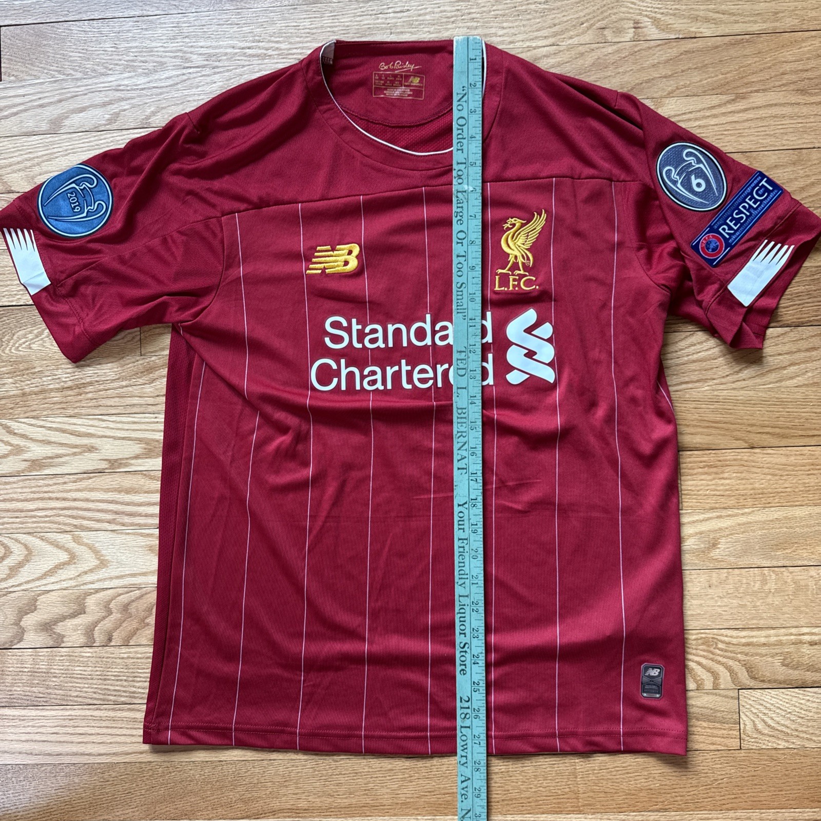 LIVERPOOL 2019 2020 HOME JERSEY NEW BALANCE Size L 66 ALEXANDER ARNOLD