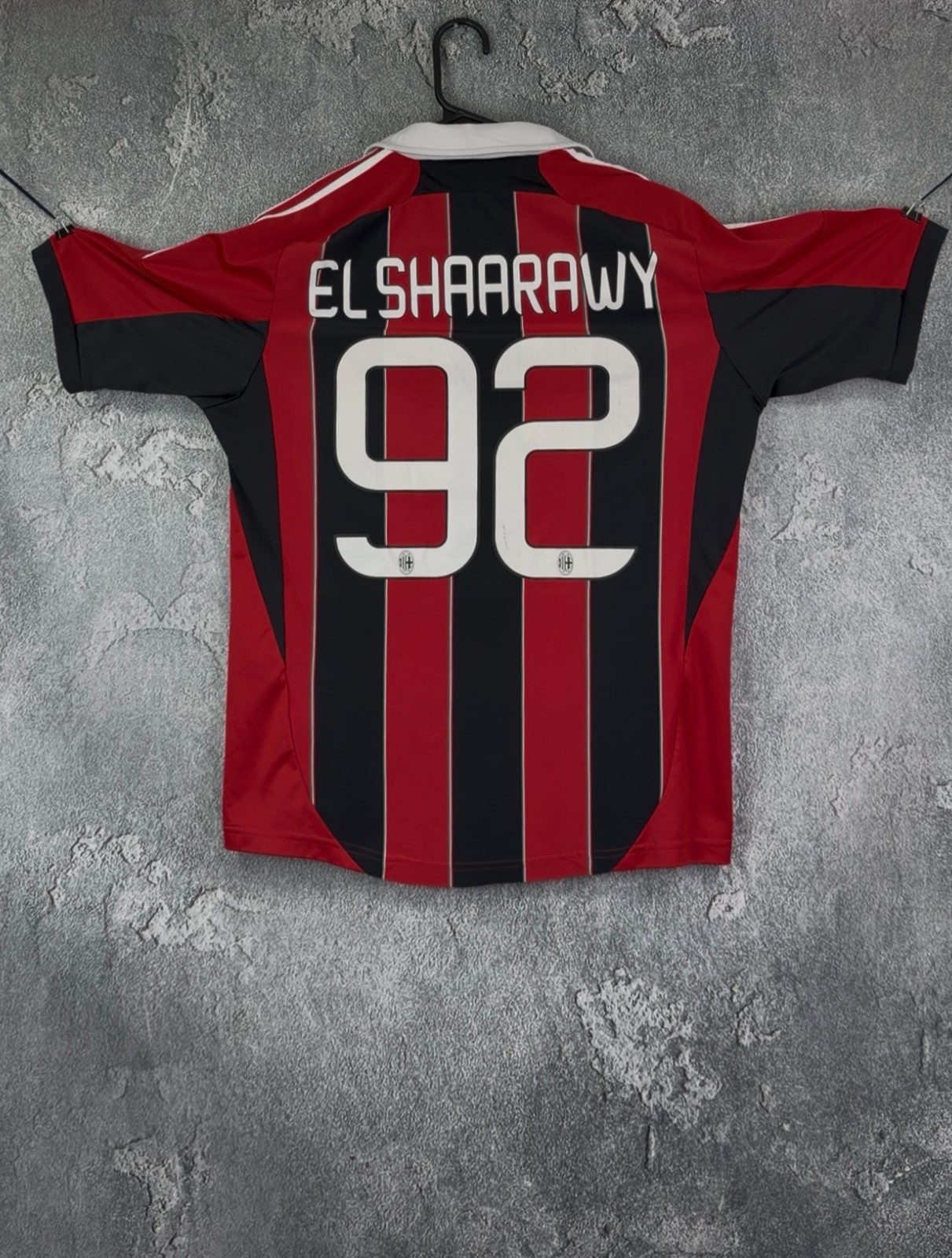 Adidas AC Milan Home Football Shirt El Shaarawy 92 Jersey 2011/12 Size L SerieA