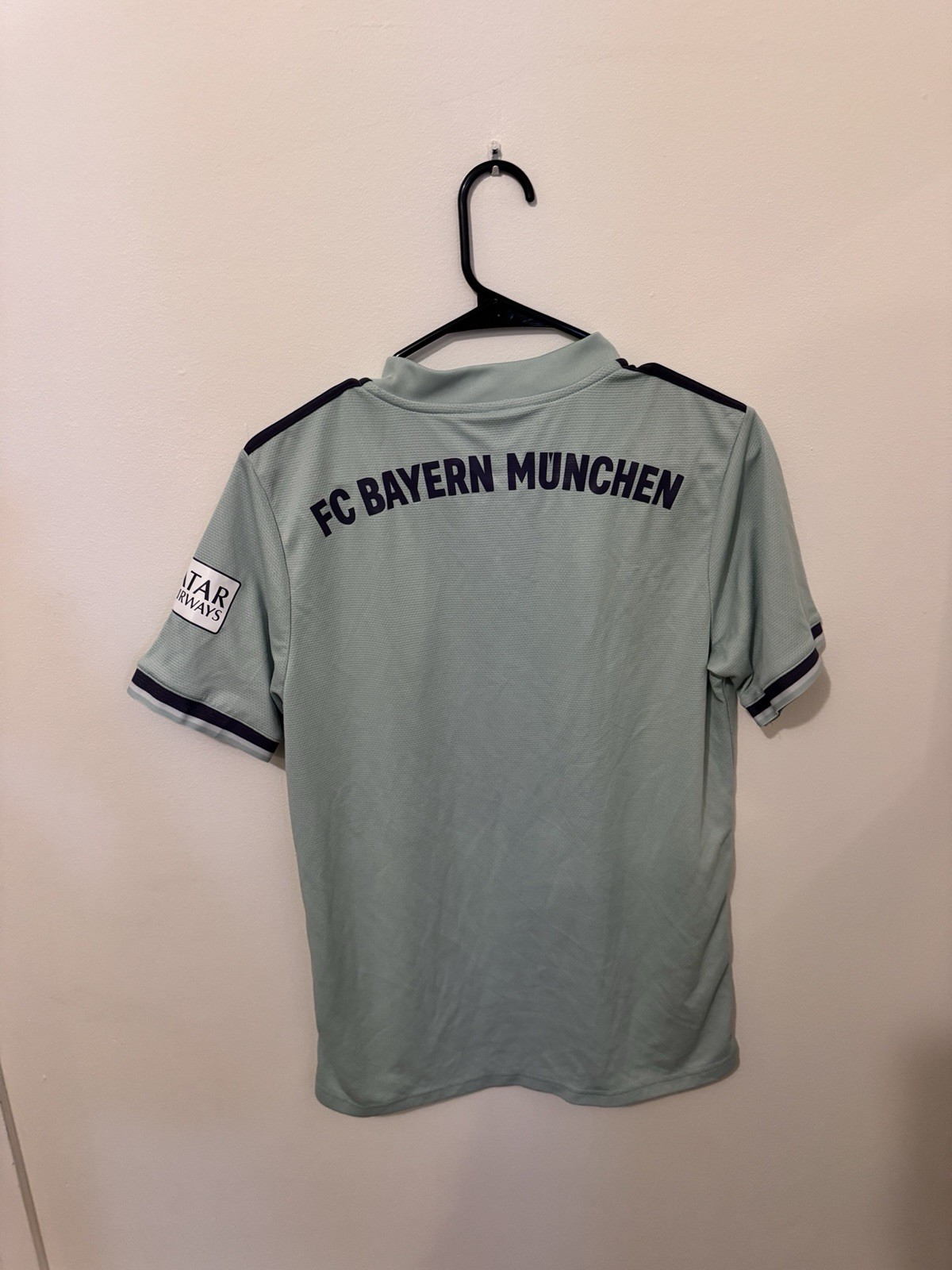 2018/19 awayadidas FC Bayern Munich Climalite Soccer Jersey Gray S Retro