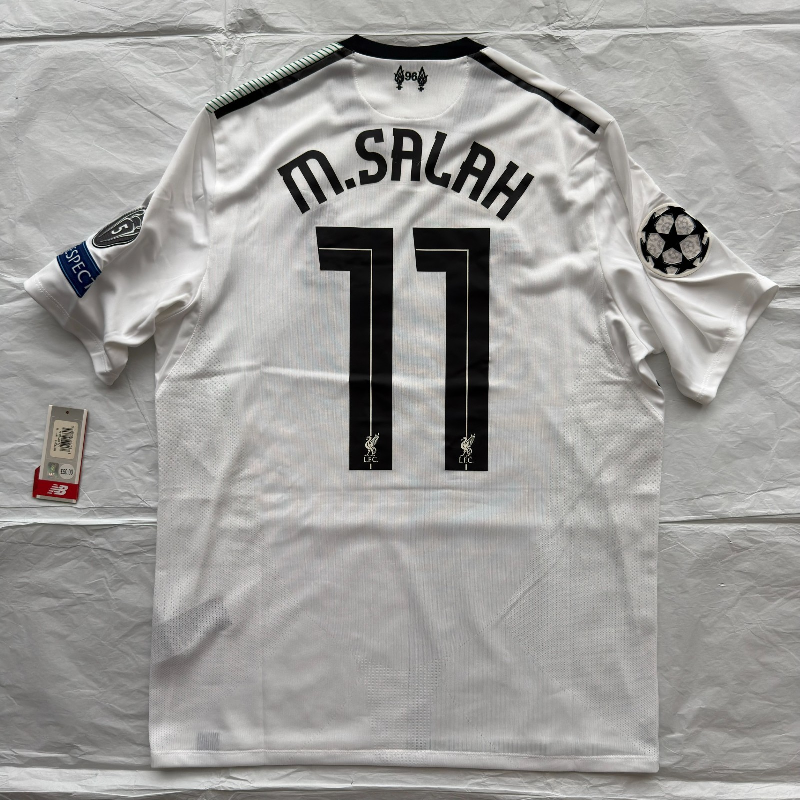 New Balance Liverpool 2017/2018 Away UCL Salah (Damaged)