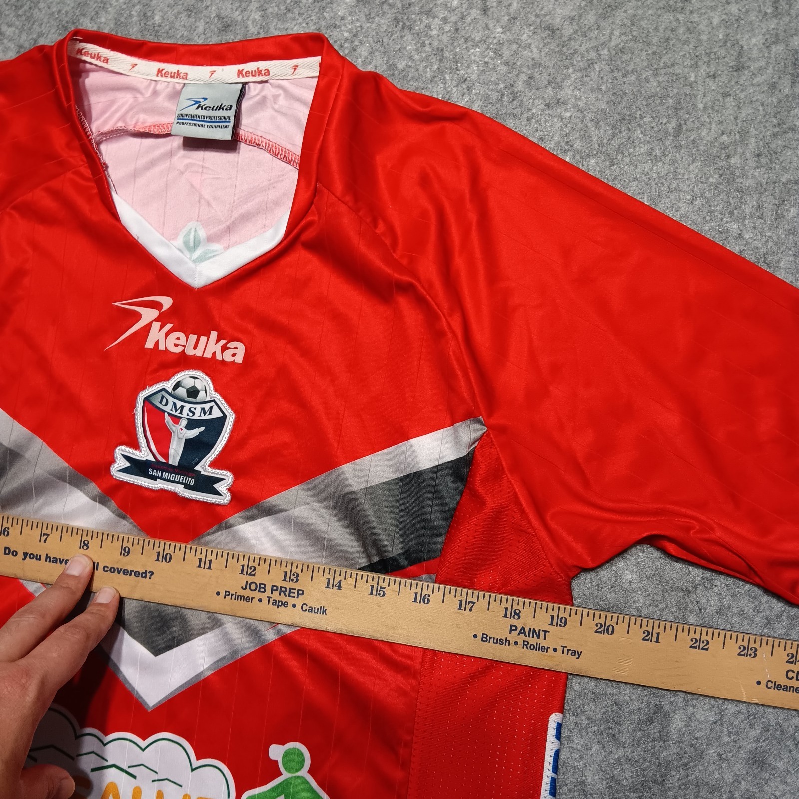 Keuka Futbol Soccer Jersey Shirt Mens Large Red