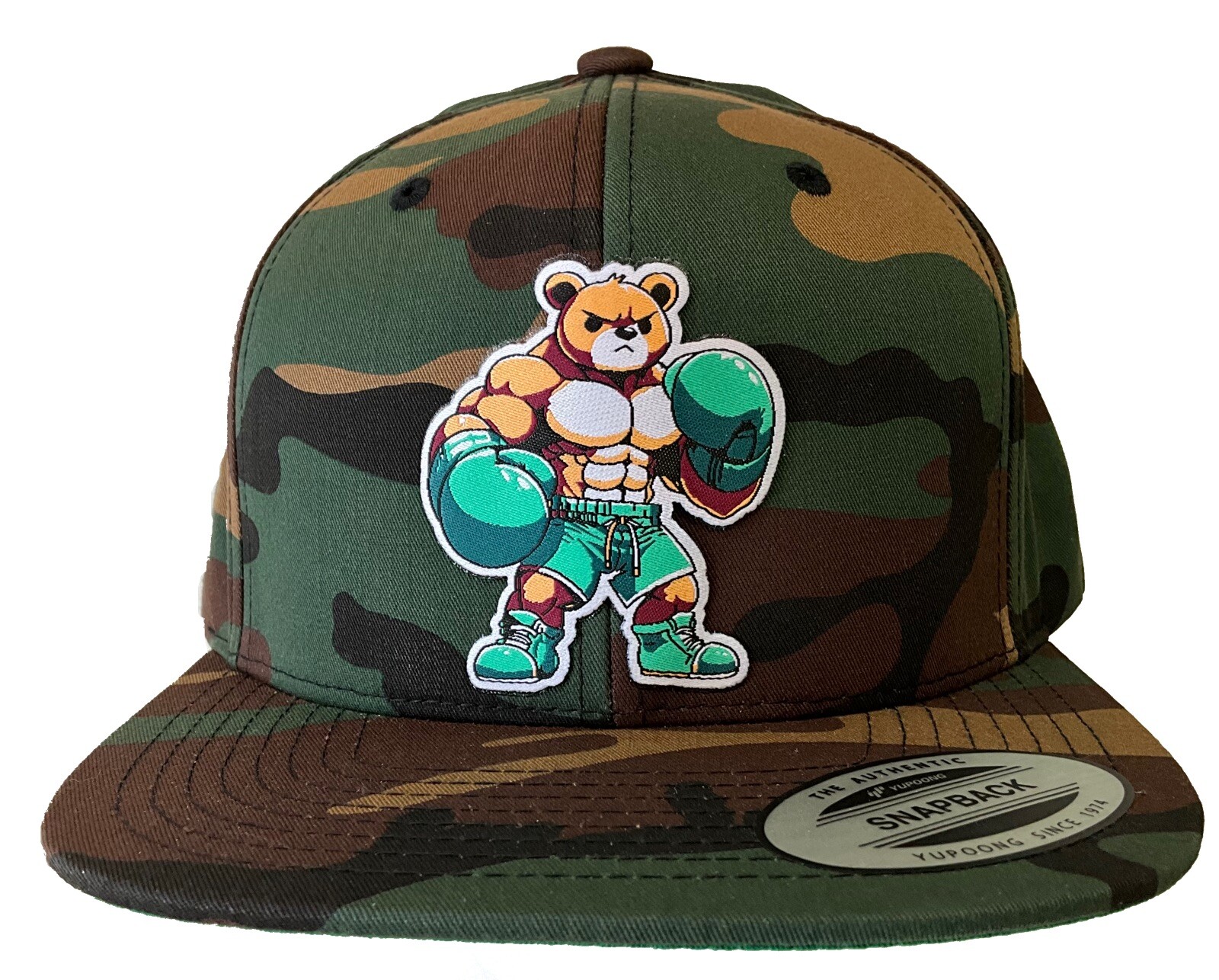CANELO TEDDY BEAR HAT CAMO EL CHAPO GUZMAN MEXICO HAT