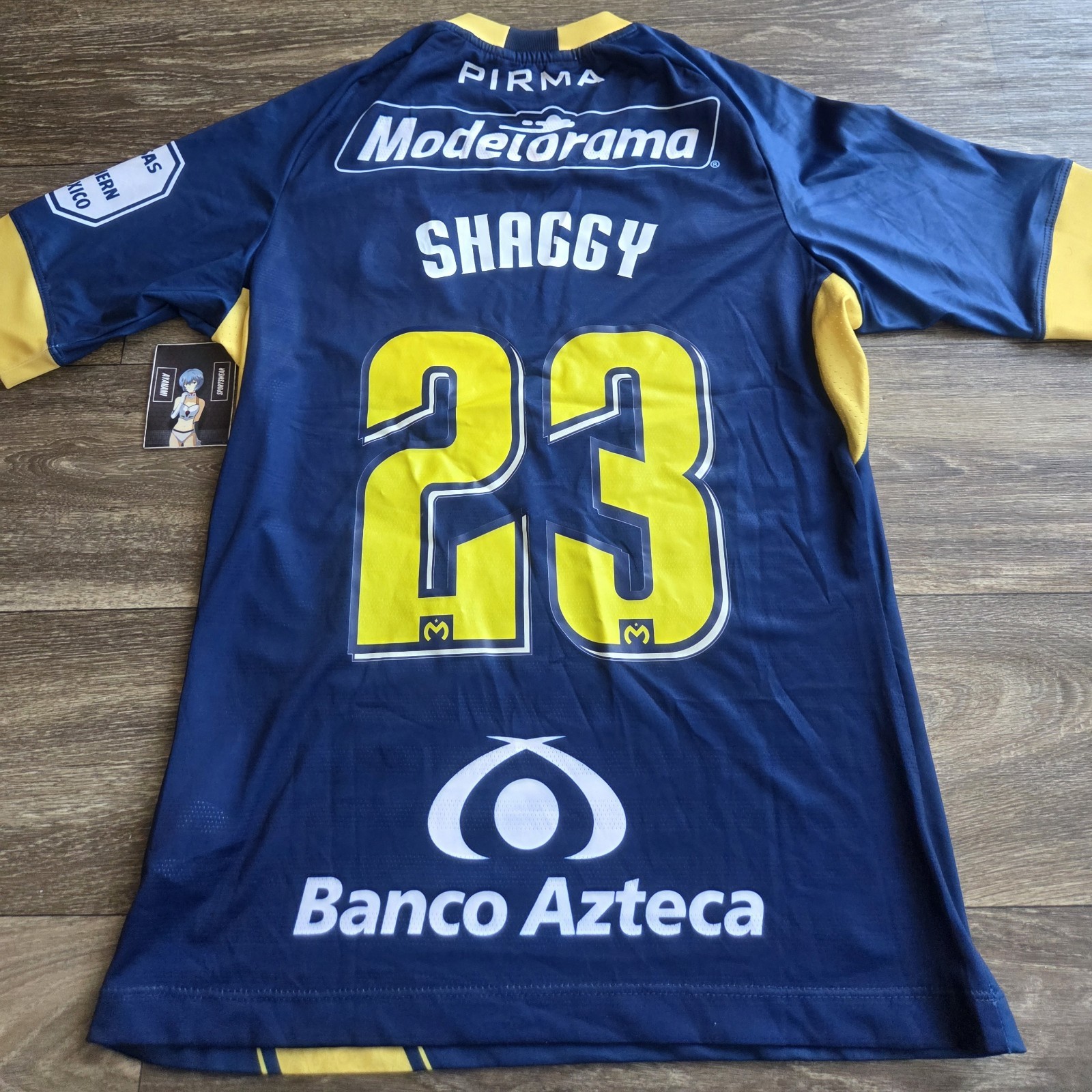 NWOT Pirma Monarcas Morelia 19/20 Away Shaggy Martinez Futbol Jersey Size Small