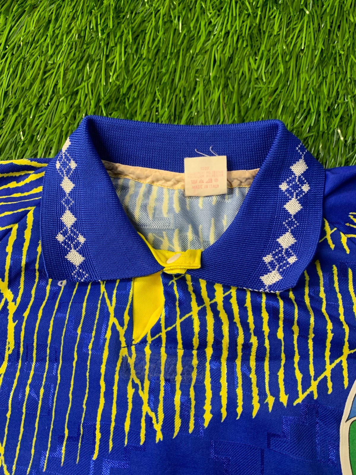FC LUSITANO # 11 90’S MATCH WORN yes FOOTBALL SHIRT JERSEY HOME SAVAGE SIZE XXL