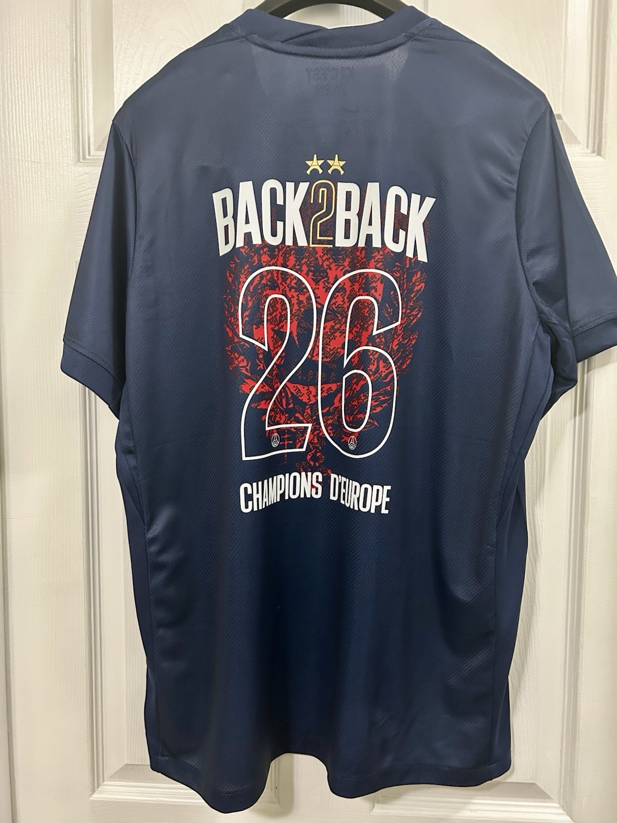 PSG Champions League Winners Jersey – Size Slim Fit XL