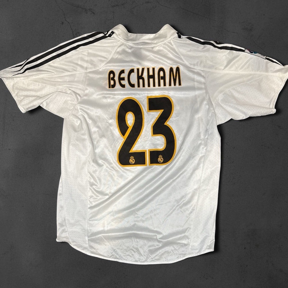 Real Madrid Home Kit 2004/05 Medium Adidas David Beckham