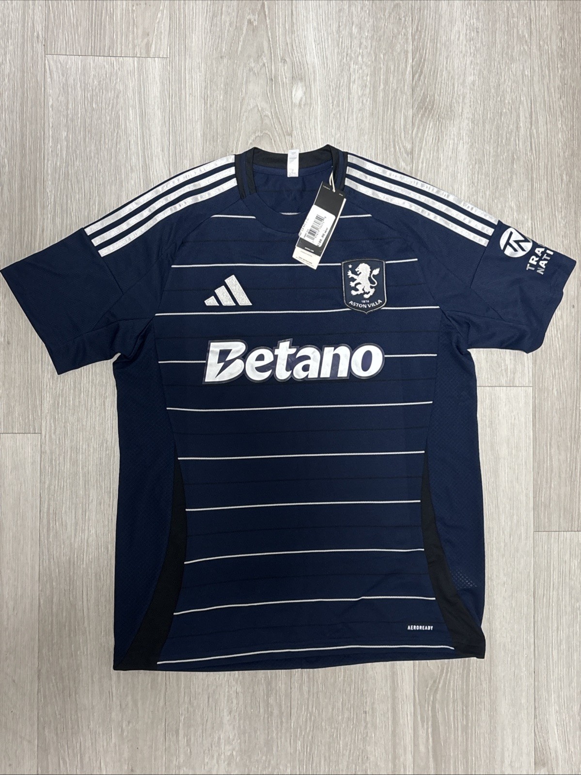 Adidas Premier League Aston Villa Away 3rd 24/25 New With Tags Men’s L