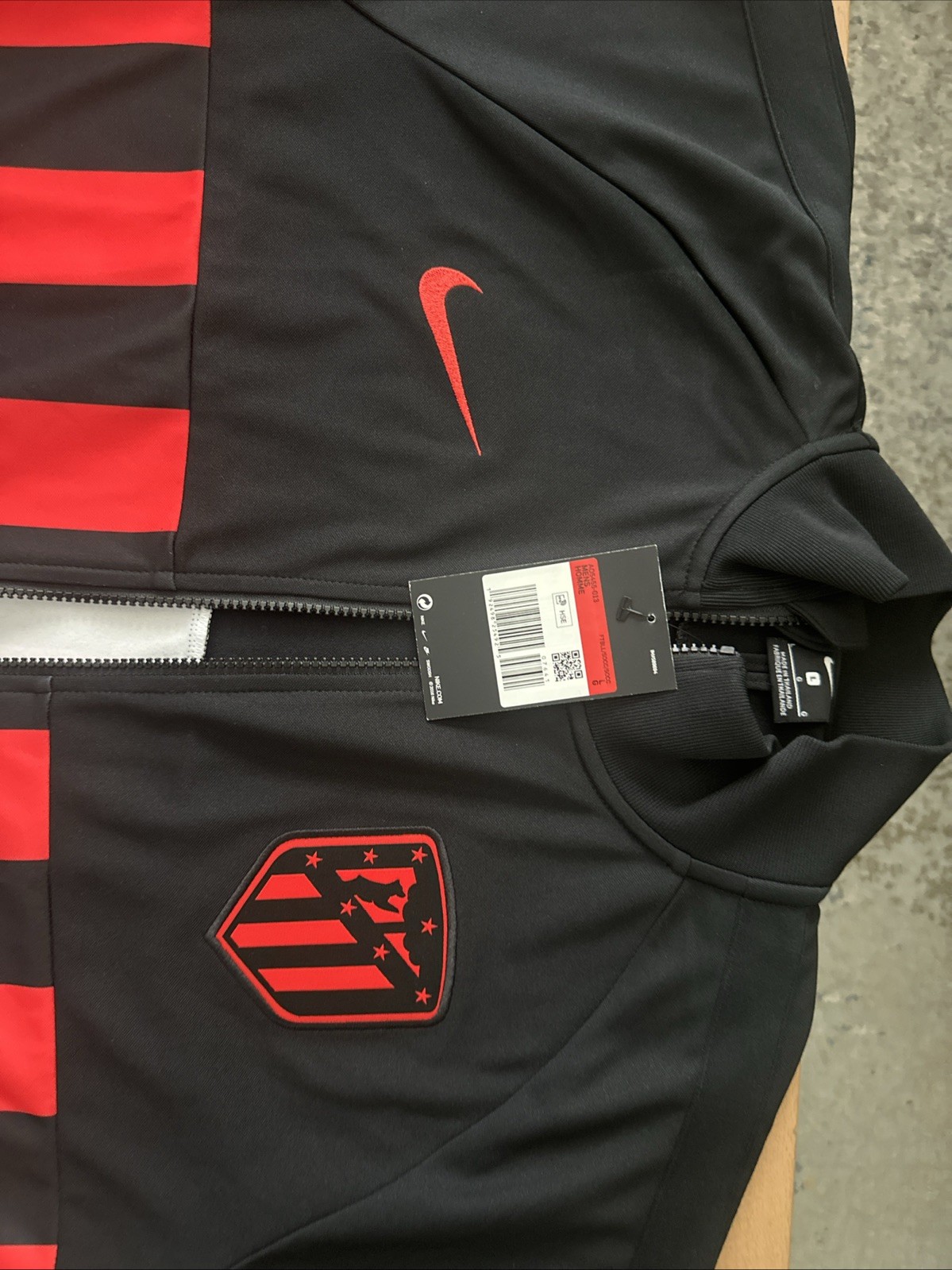 Nike Atletico Madrid Academy Full Zip Training Jacket, Size Large NWT