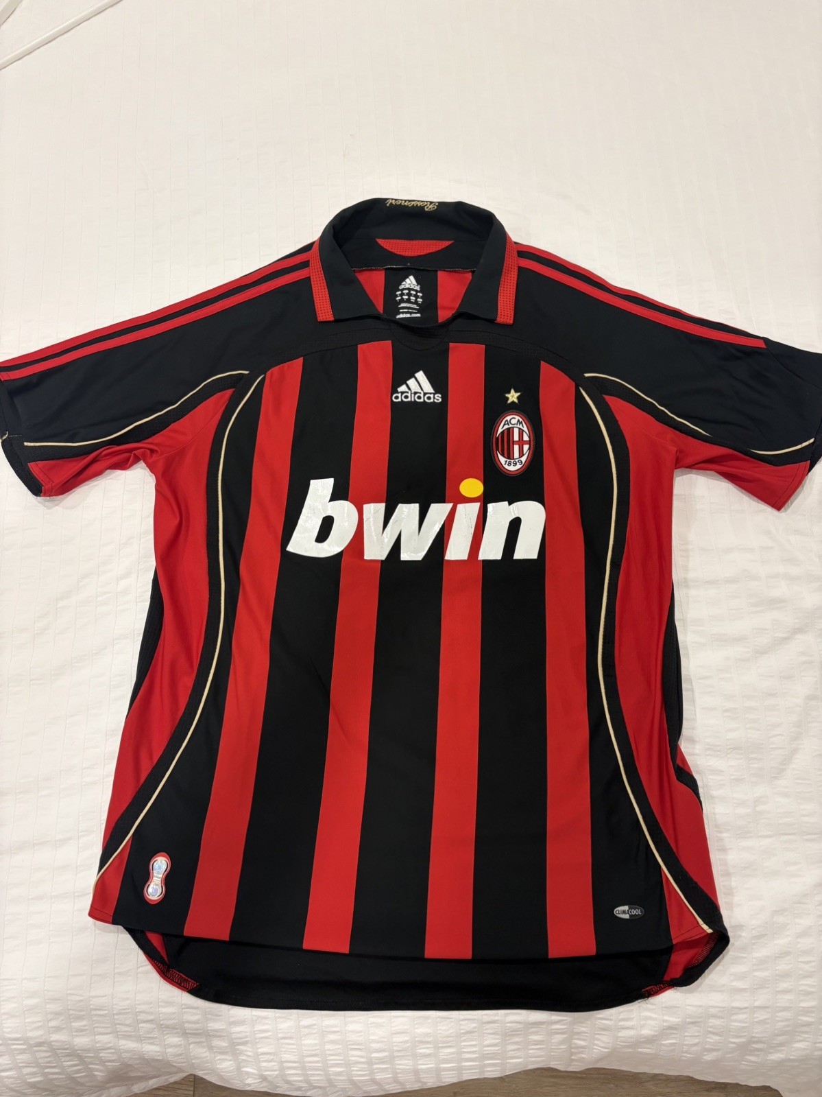Original A.C. Milan 2006/07 Home Jersey Size (L) 060747