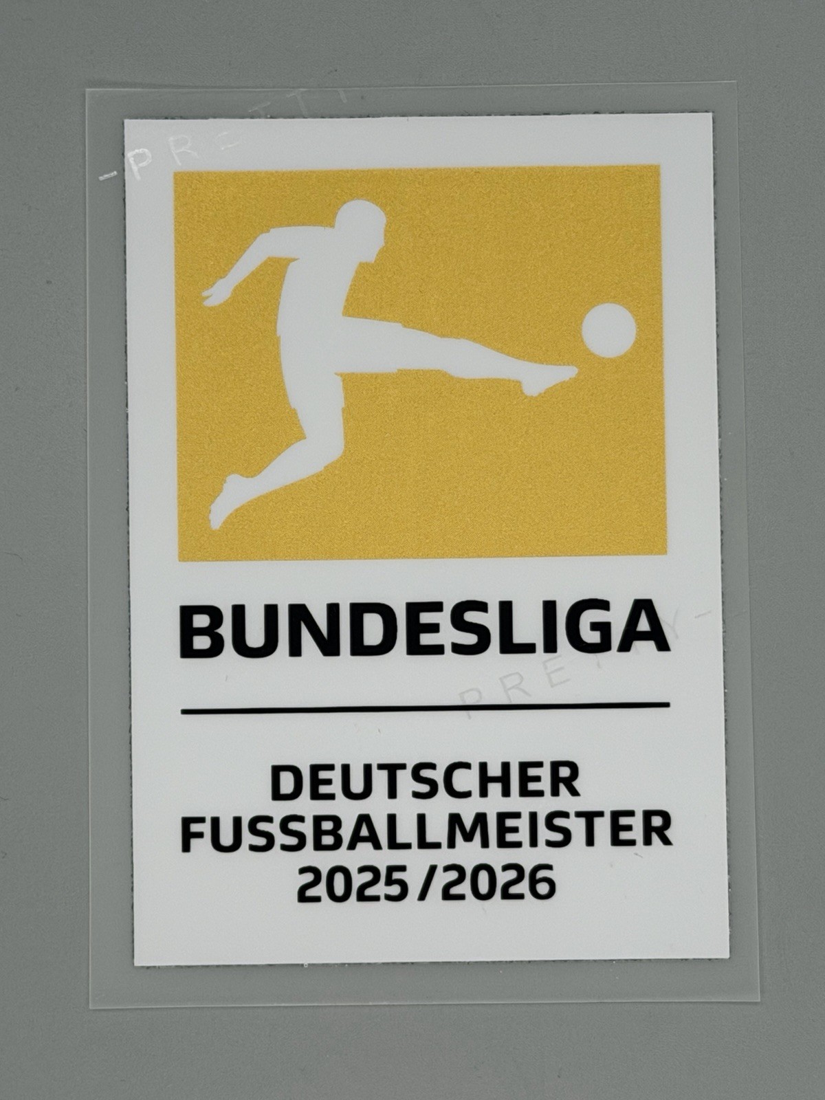 2025/2026 BUNDESLIGA FC Bayern Munich champions Jersey Shirt Sleeve Badge Patch