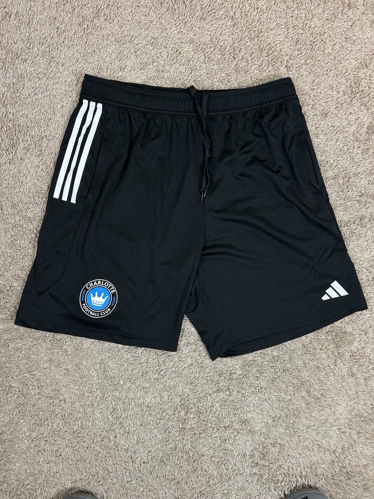 Adidas MLS Charlotte FC Home AEROREADY Soccer Shorts Men’s Size XL