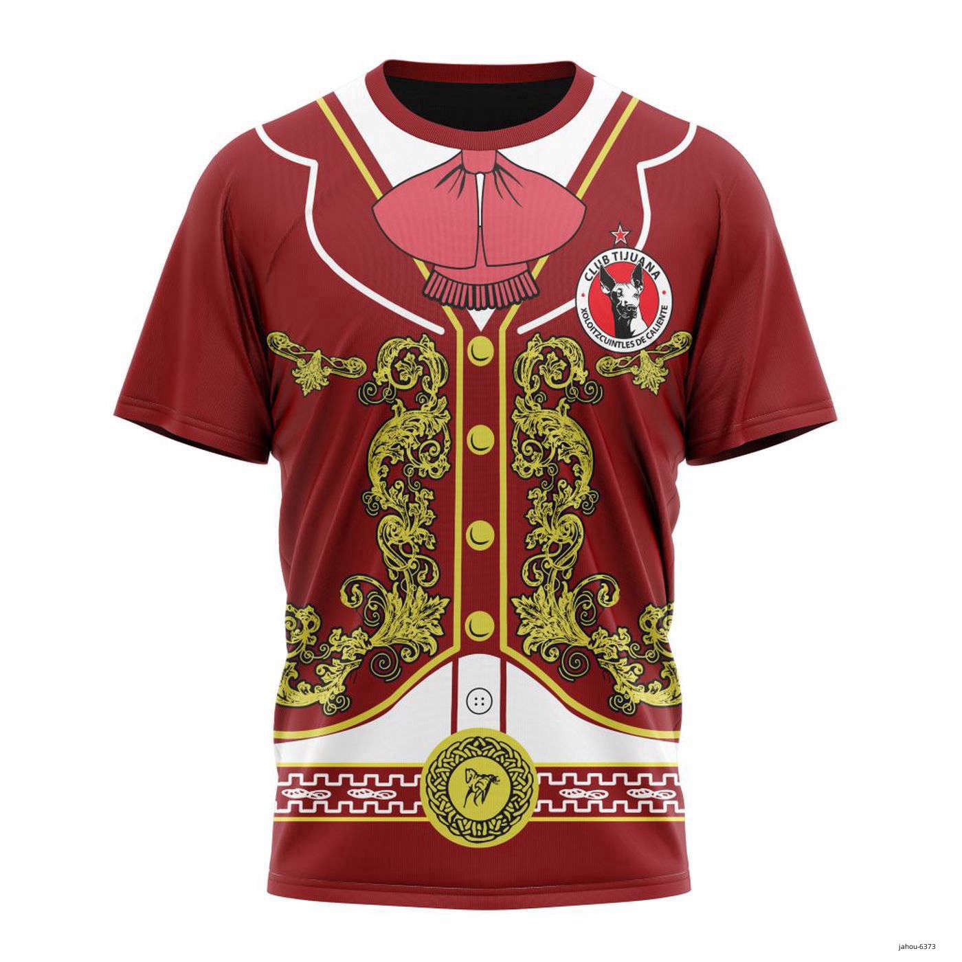 Personalized Liga MX Club Tijuana Shirt 3D Man Suit For De La Muertos