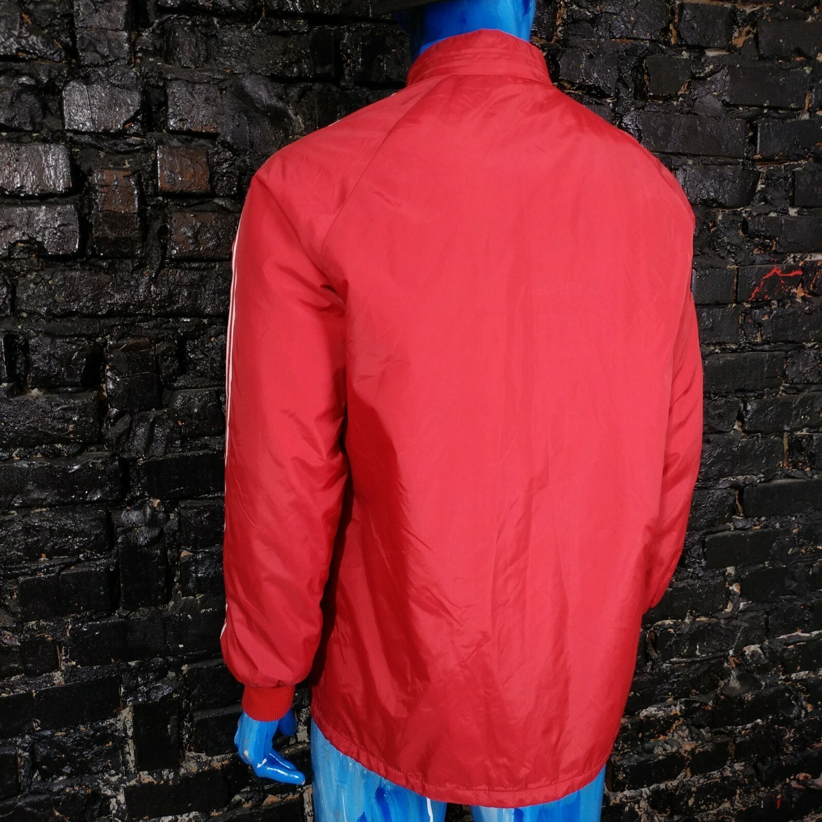 FC Weesp Vintage Training Jacket With Zipped With Hood Adidas Nylon Mens Size L