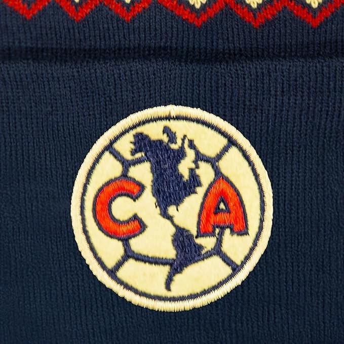 2026 Officially Licensed Club America Beanie – Unisex Adult – Navy with Yellow