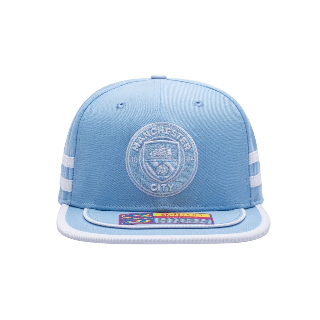 Manchester City “Offshore” Flat Brim Snapback Hat Fan Ink Official Licensed