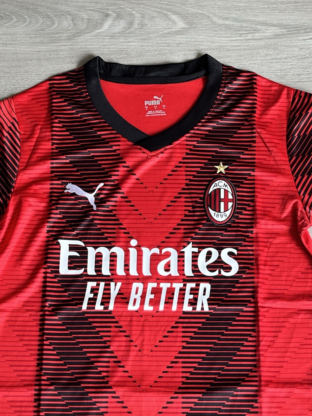 Size Small – 2023-24 AC Milan PUMA Home Jersey Fan Wear
