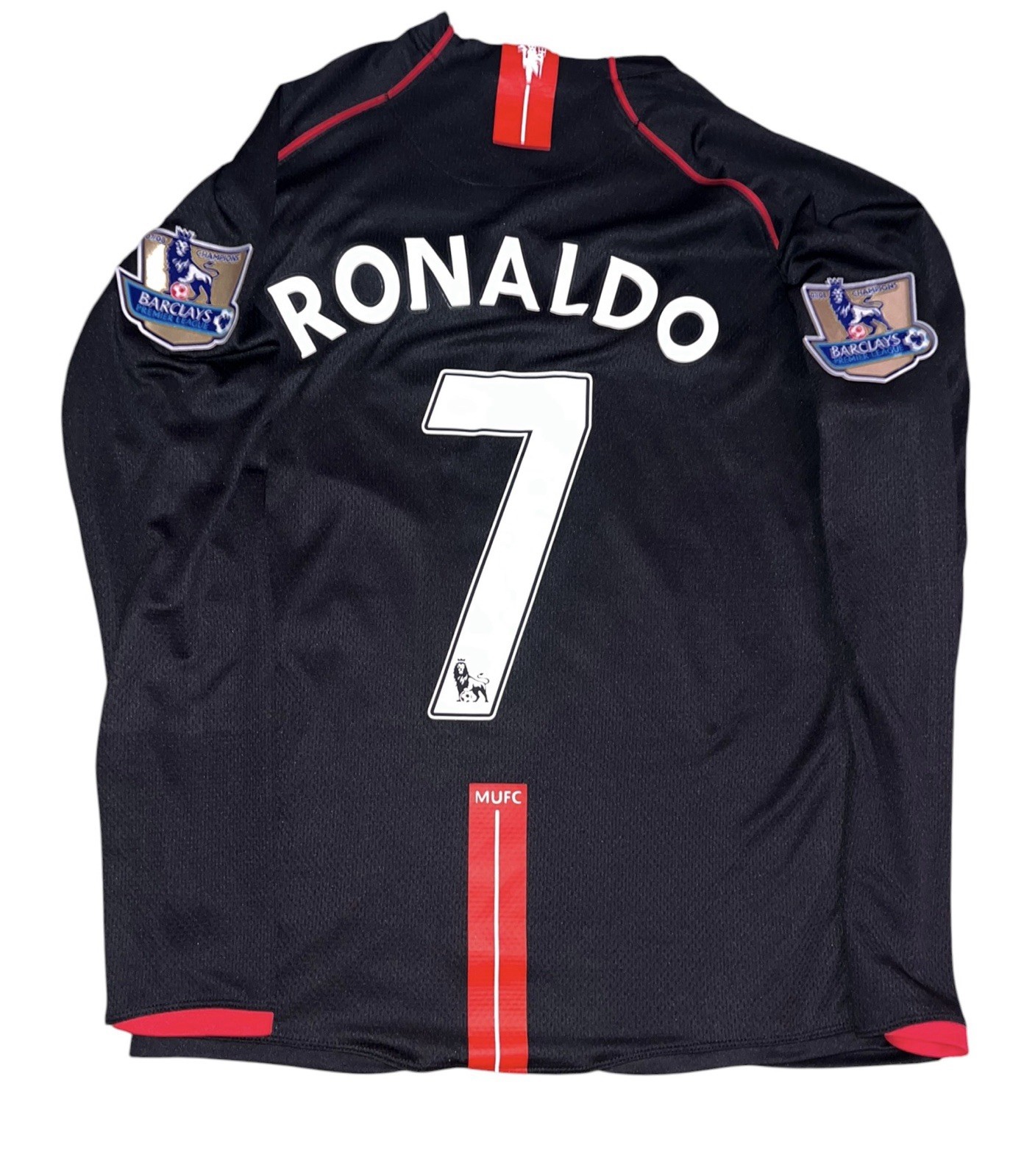 Manchester United 2008 Champions Long Sleeve Ronaldo Jersey Large Men