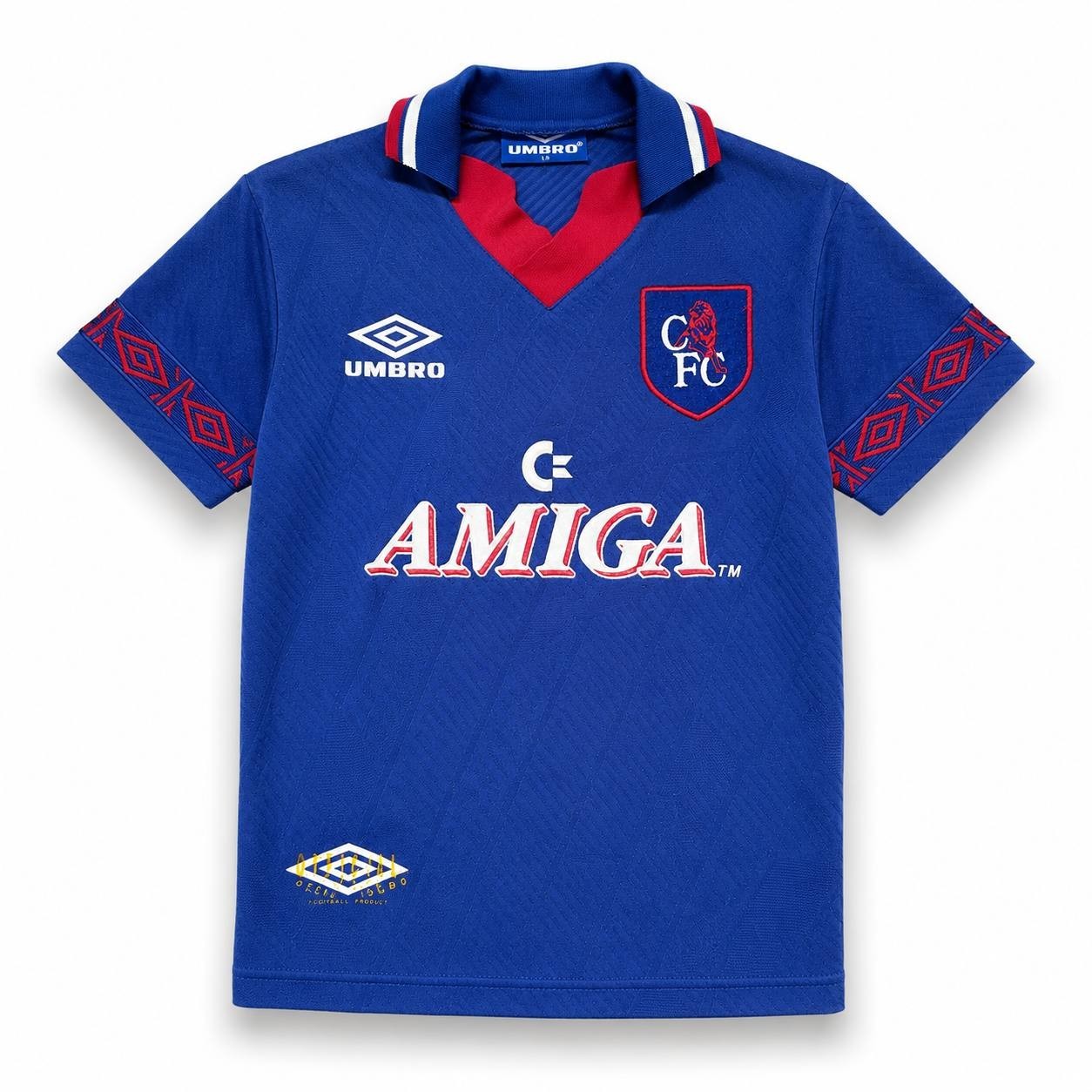1993 UMBRO CHELSEA HOME SOCCER JERSEY VINTAGE FOOTBALL SHIRT BOYS BLUE SIZE LB