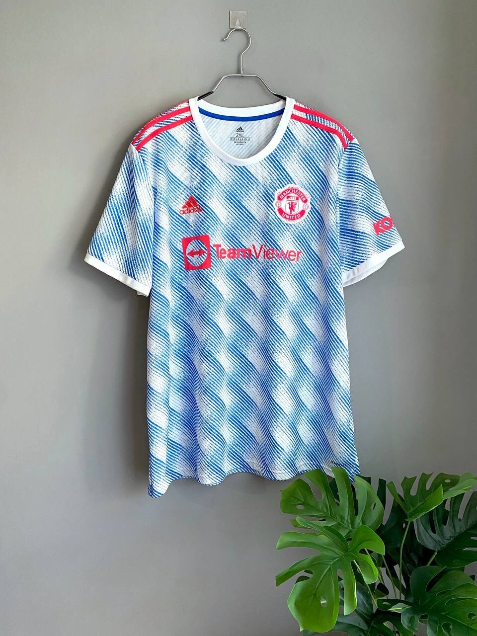 Adidas Manchester United 2021/22 Away Soccer Jersey #7 RONALDO, Size XXL, GM4621