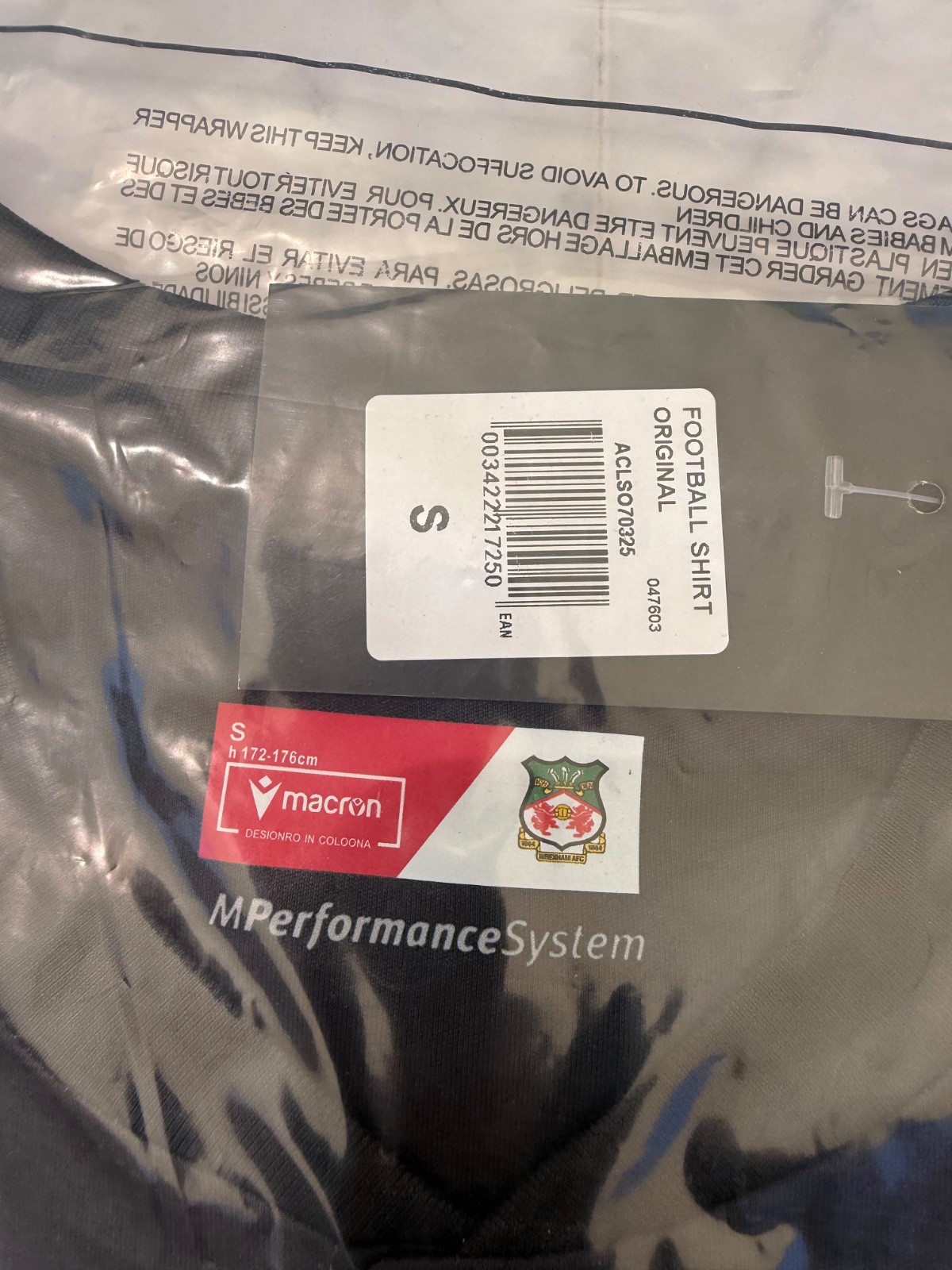 Authentic Wrexham AFC Football 2024 Forbidden EFL Third Jersey Soccer SZ S #5