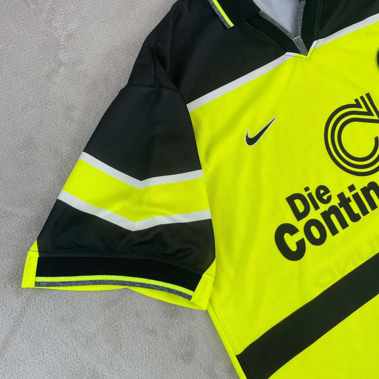 Borussia Dortmund 1997-1998 European Home Jersey Vintage Soccer 2XL Premier