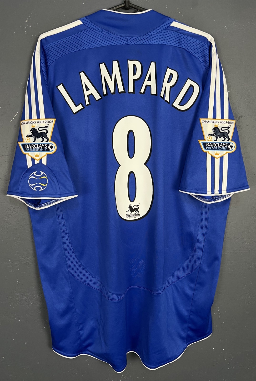 MEN’S FC CHELSEA 2006/2007 FRANK LAMPARD #8 SOCCER FOOTBALL SHIRT JERSEY SIZE L