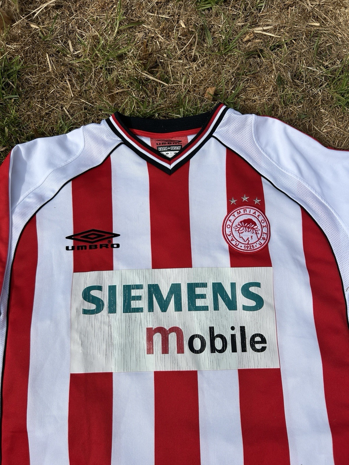 Authentic Vintage Olympiacos FC 2001–02 Soccer Football Jersey Umbro Bermudez #4