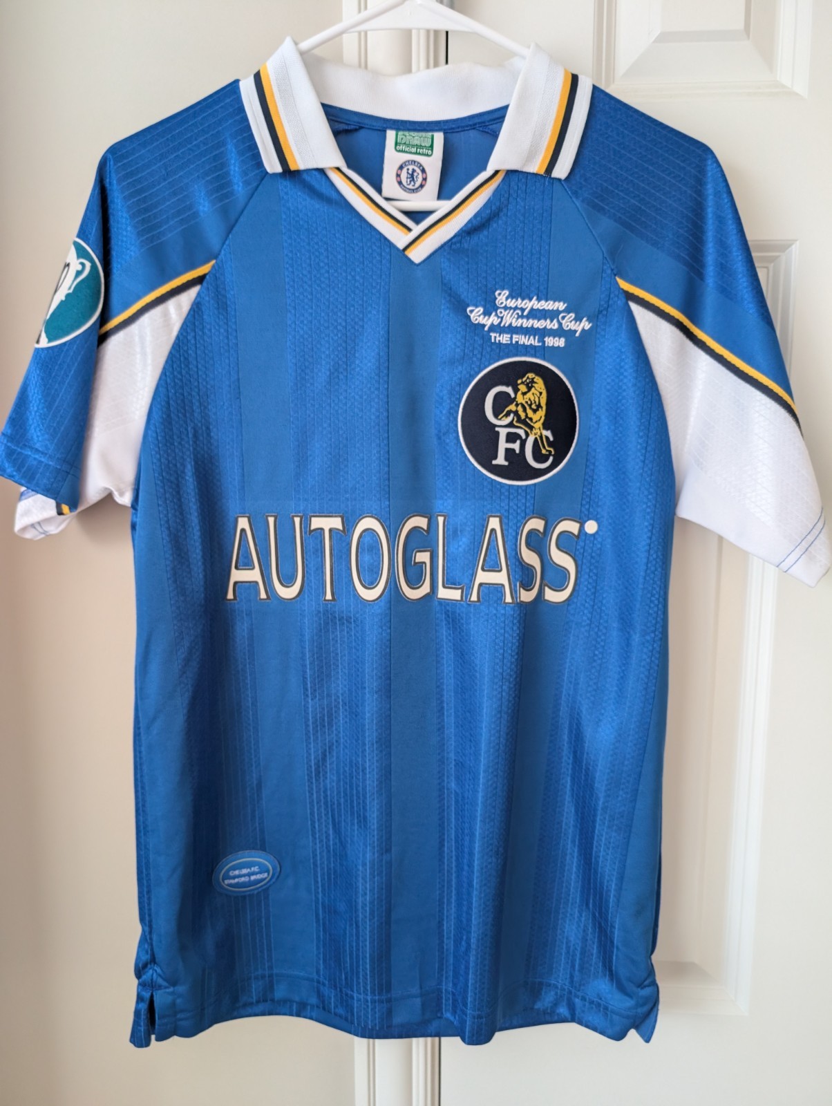Score Draw Official Retro Jersey – Gianluca Vialli Chelsea FC European Cup Rare