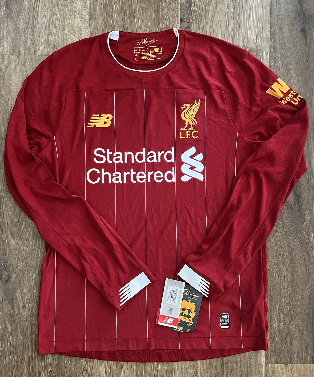 New Balance Liverpool Bob Paisley SE Long Sleeve Soccer Jersey Men’s Size S, NWT