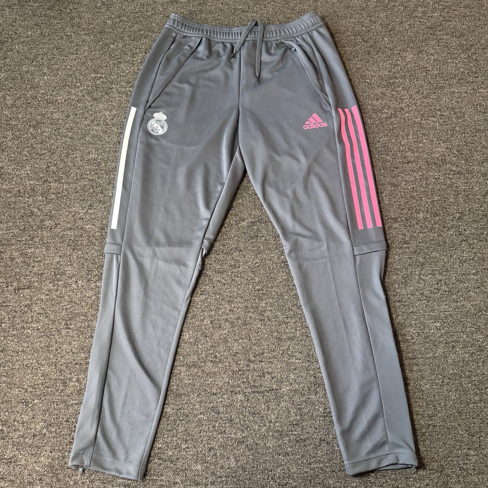 Real Madrid Adidas 2020-2021 Soccer Tiro Track Pants Mens Size Medium FQ7885