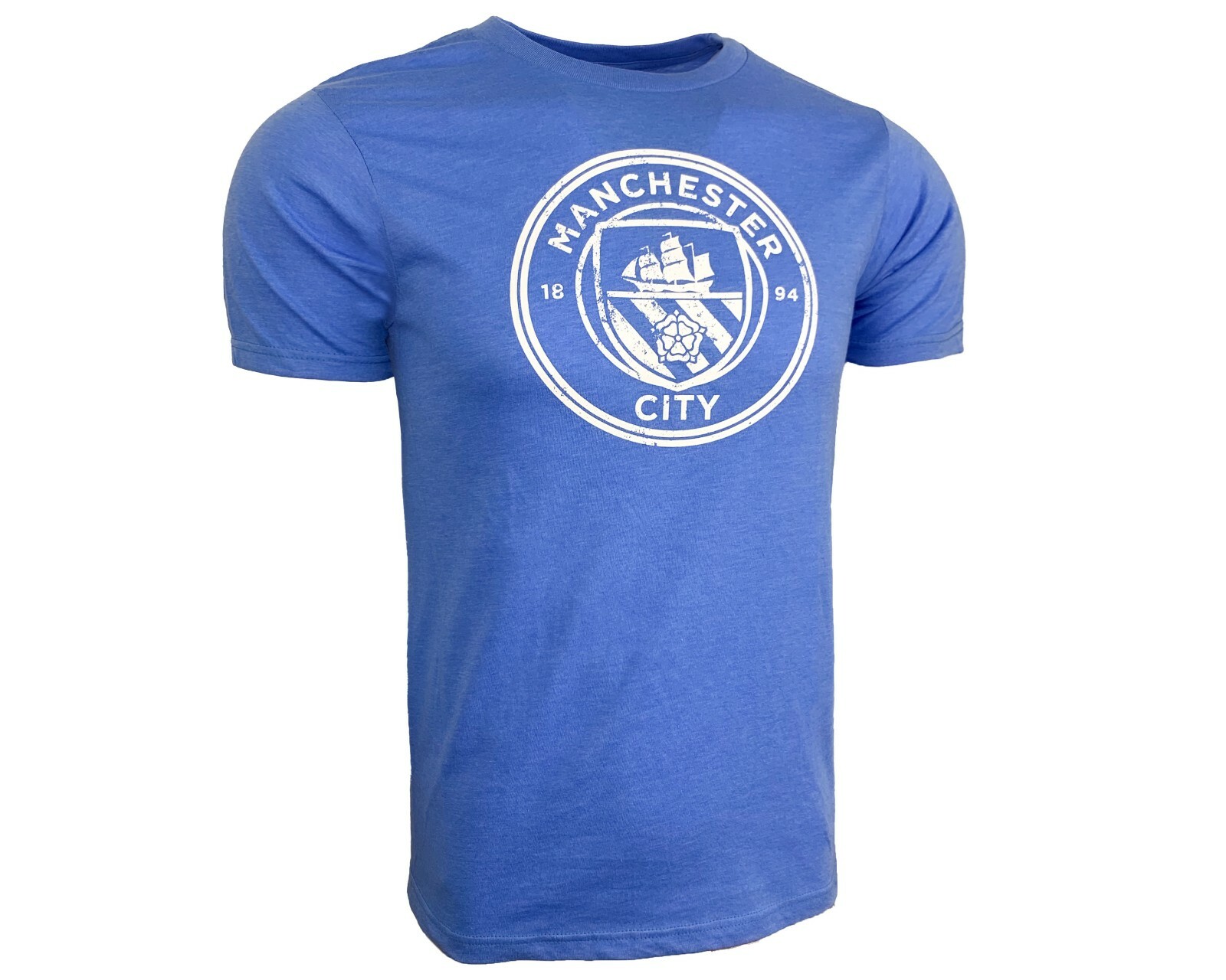 Manchester City T-Shirt, Licensed M. City Short-Sleeve Crewneck Tshirt