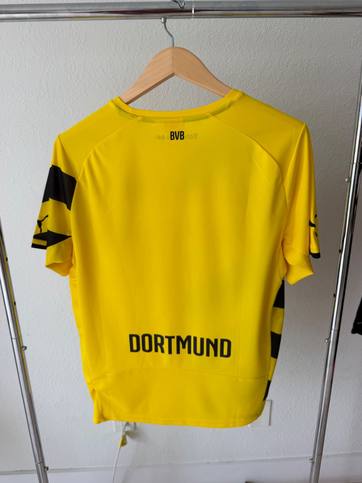 Borussia Dortmund 2014/15 Home Jersey Puma BVB Soccer Shirt Men’s L