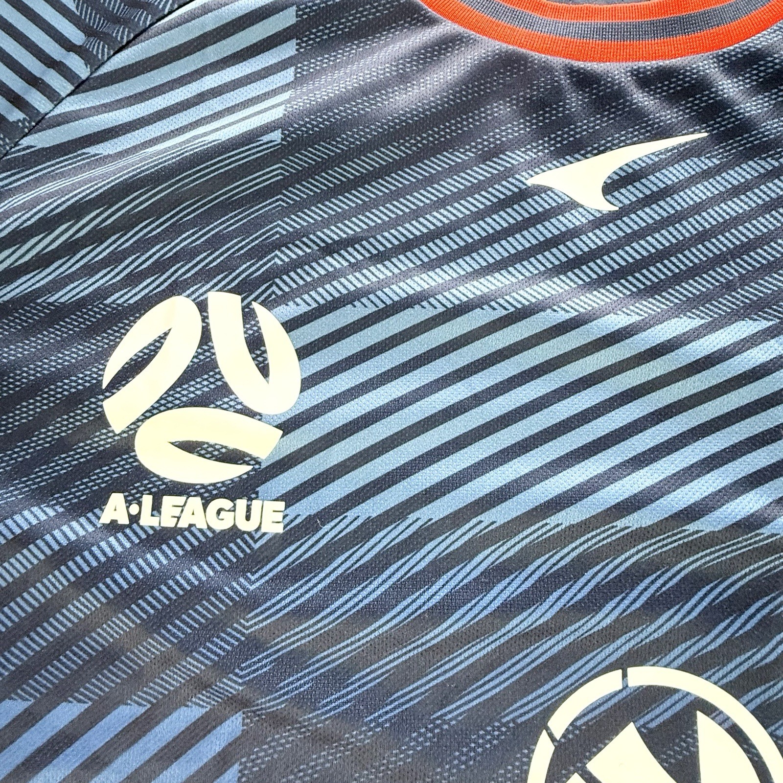UCAN Adelaide United F.C. 2021-22 Away Jersey Blue Australian Soccer Size 5XL