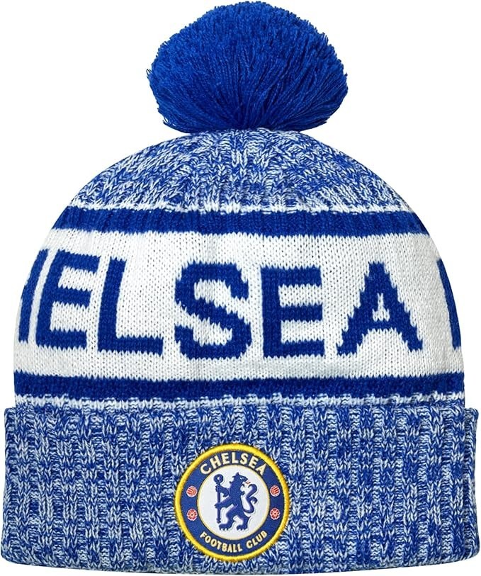 2026 Officially Licensed Chelsea Beanie – Unisex Adult – Home Blue Mix