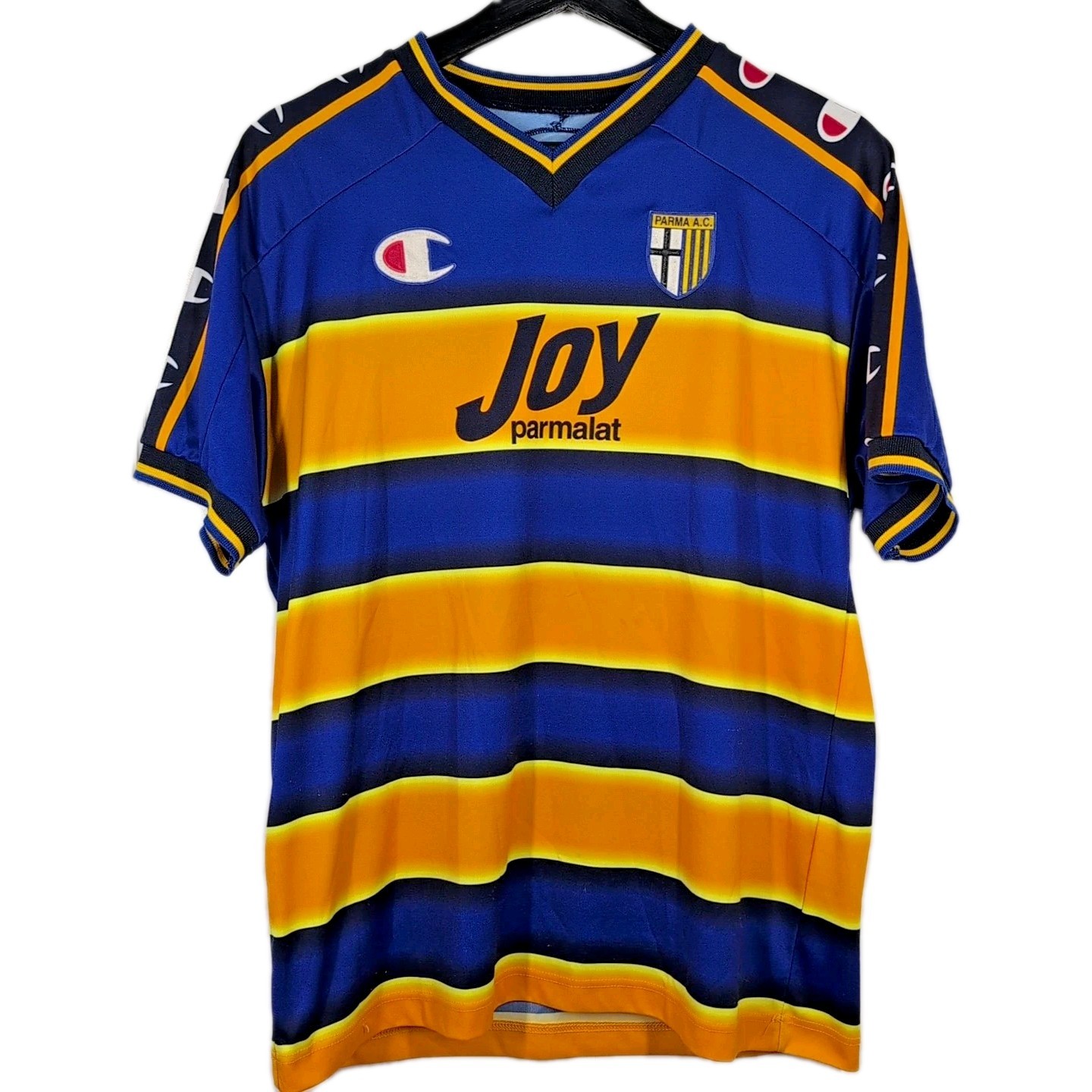 Vintage Champion Parma A.C. 2001/02 Home Jersey Y/XL *Fits Mens Small* GUC