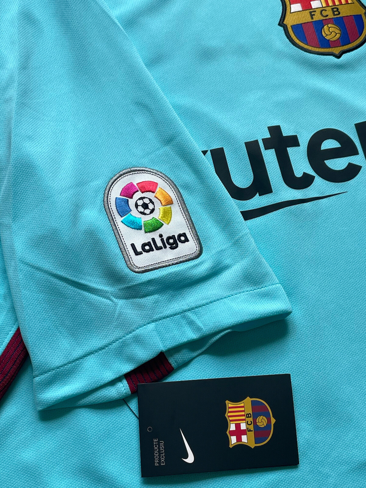 2017/18 Barcelona Away Jersey #10 Messi XL Nike Soccer Football La Liga kit