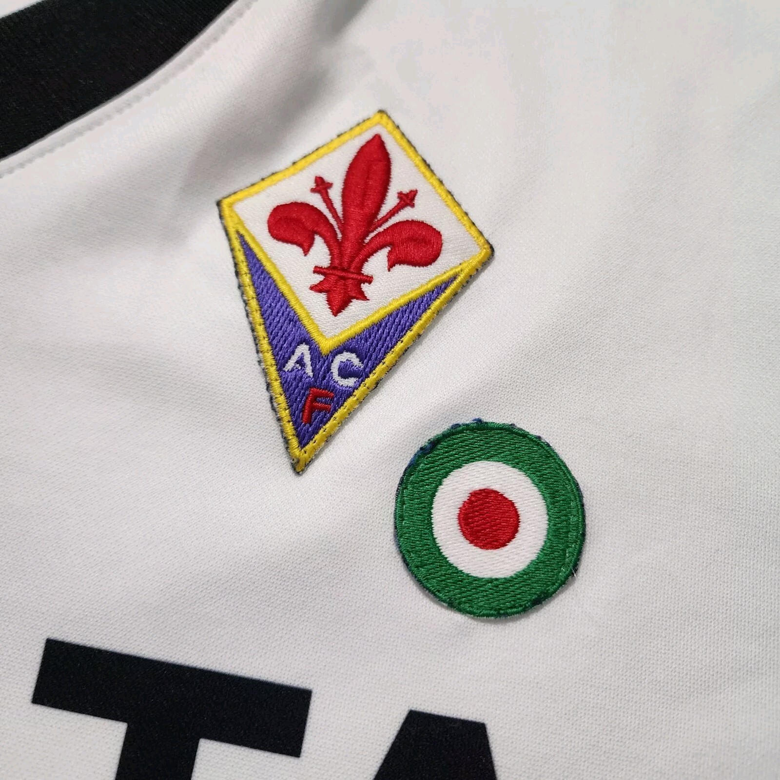 2002 Mizuno Fiorentina Third Soccer Jersey Adriano Men XL Brazil Italy Milan