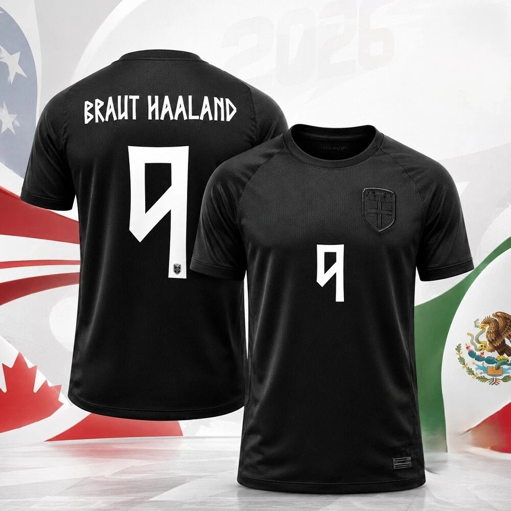 NEW! 2026 World Cup Braut Haaland Norway Jersey Soccer Fan Gift