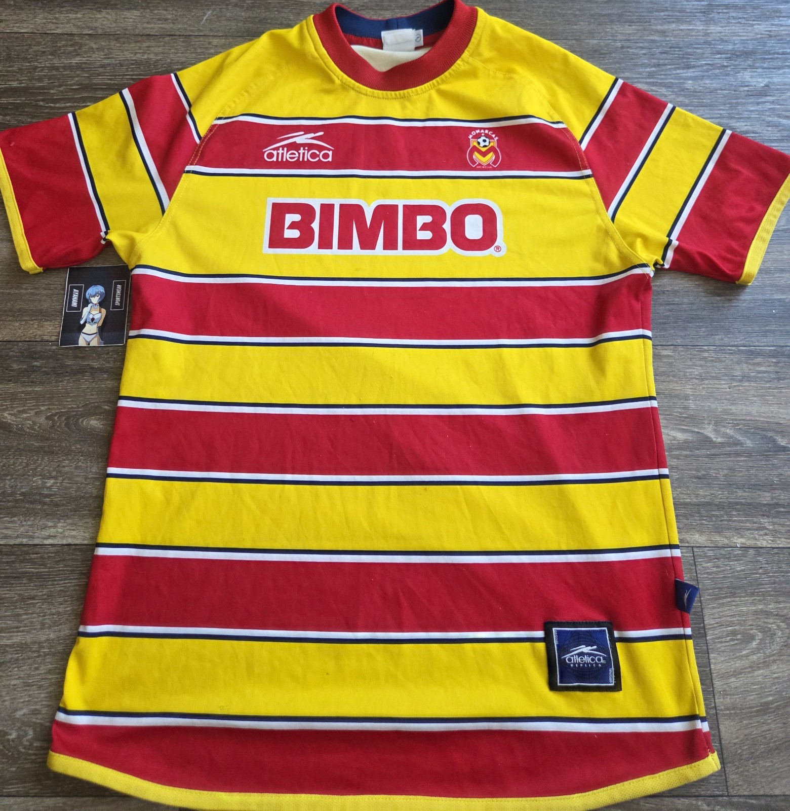Atletica Monarcas Morelia 2003 2004 Futbol Soccer Jersey Youth Kids Size 14