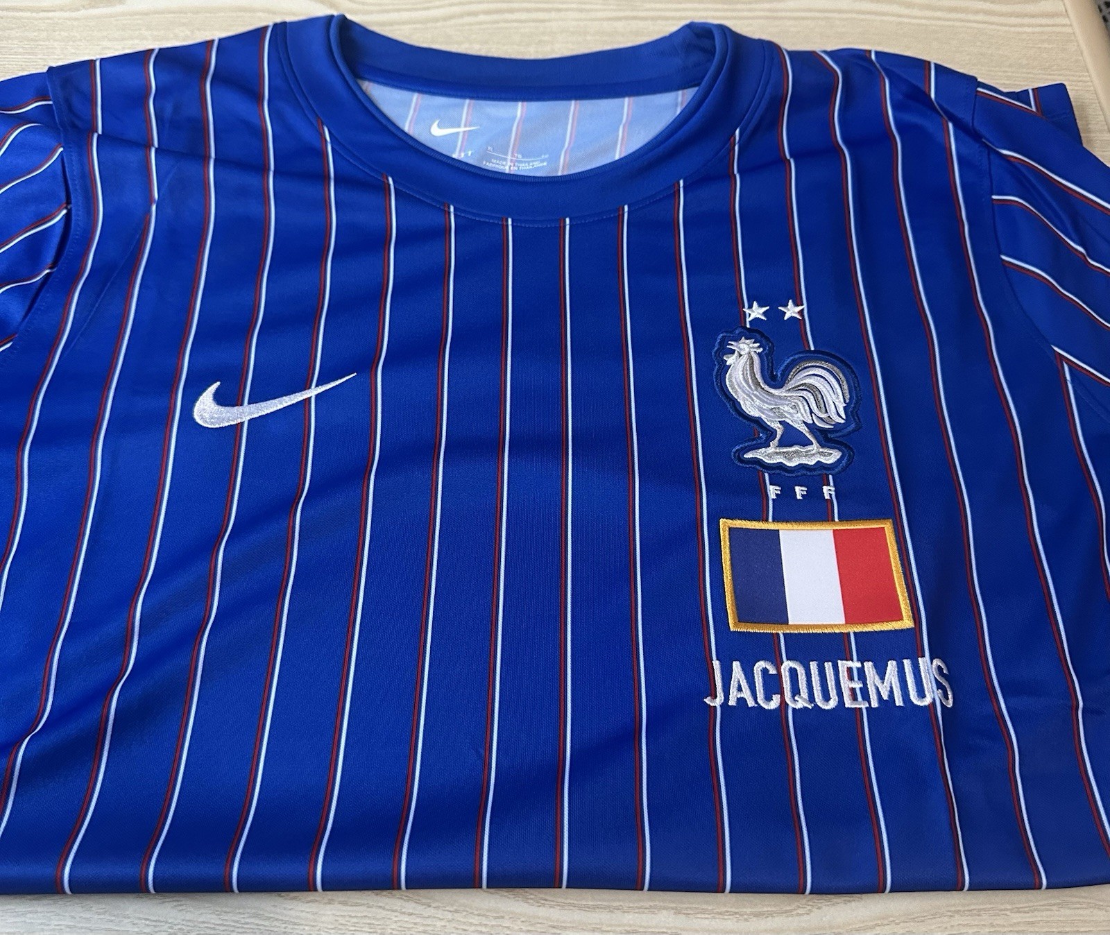 Nike x Jacquemus France Dri-Fit Soccer Jersey Size S-XXL New 100% authentic