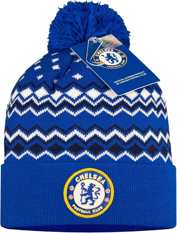 2026 Officially Licensed Chelsea Beanie – Unisex Adult – Home Blue Design