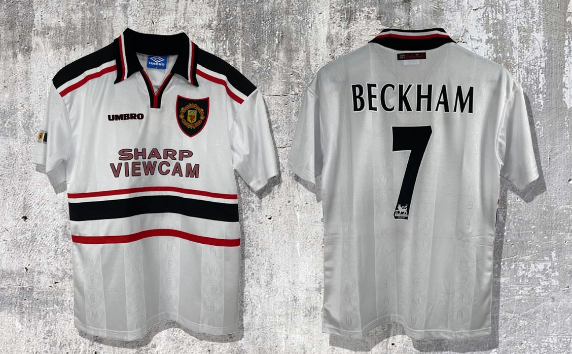 1998 Manchester United Retro Soccer Away Kit – David Beckham Clearance Sale
