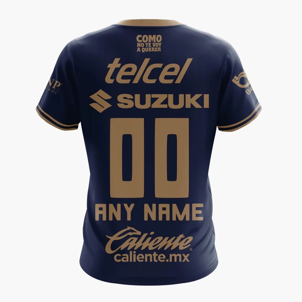 Custom Name – LIGA MX Pumas Personalized 2026-27 Home Design – USA Size