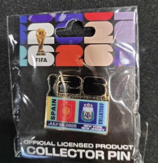 FIFA FINAL MATCH DAY PIN July 19 2026 SPAIN v ARGENTINA World Cup