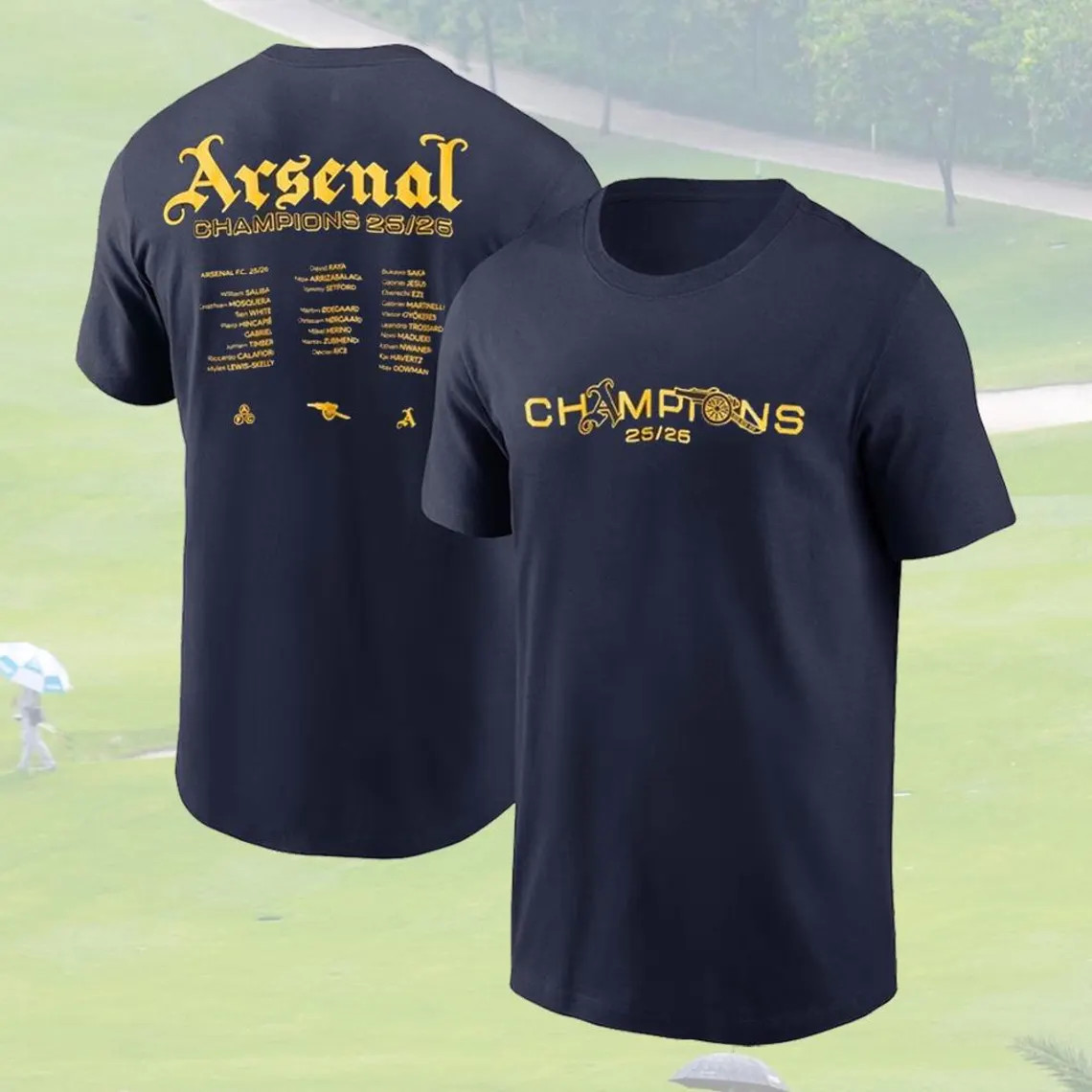 HOT – Arsenal Premier League Champions 2025/26 Both Side S-5XL Gift For Fans