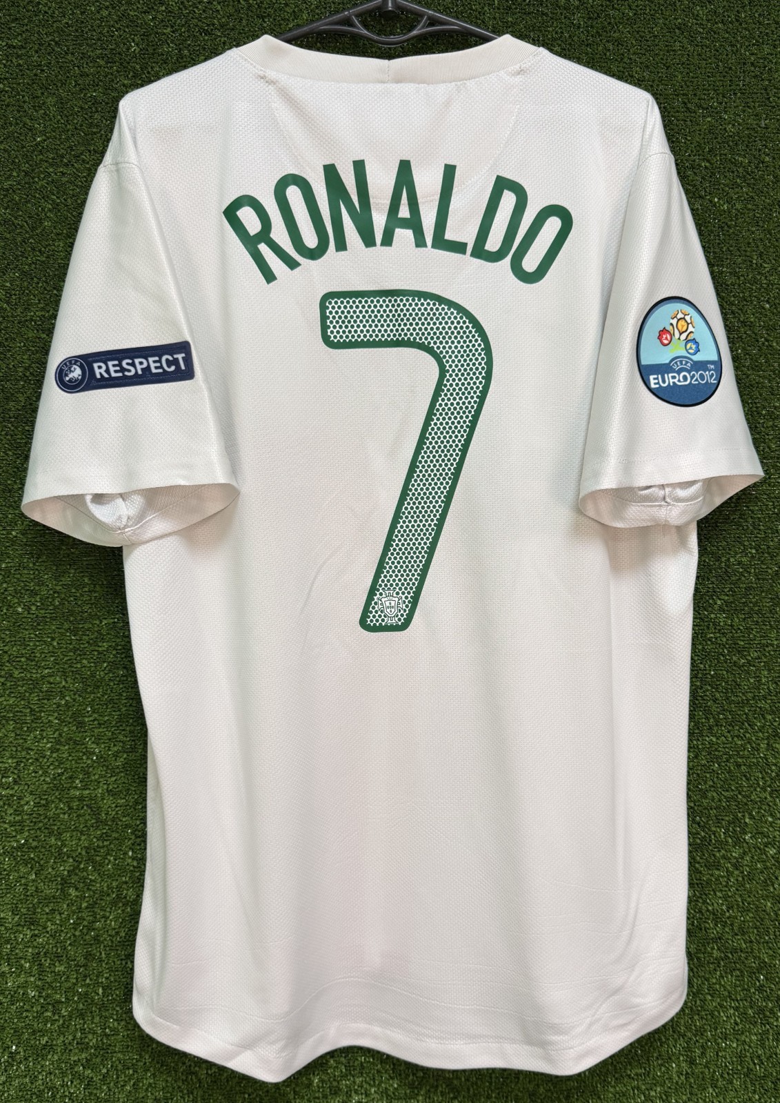 RONALDO #7 MEN’S PORTUGAL vs SPAIN 2012/2013 FOOTBALL SOCCER SHIRT JERSEY SIZE L