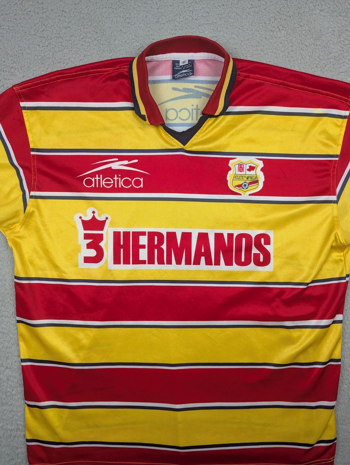 Vintage 90’s Atletica Mexican League Atletico Morelia 5 Jersey Size XL