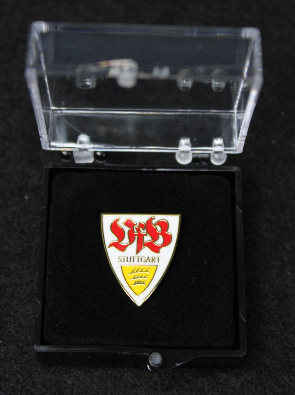 German Bundesliga Football Club VfB Stuttgart Official Logo Pin in Acrylic Case