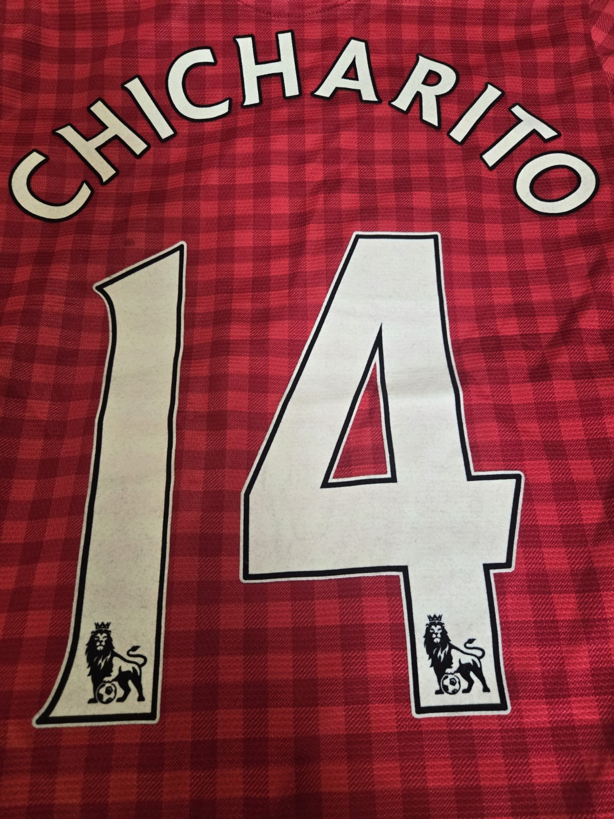 Nike Manchester United Chicharito #14 Dri-FIT Soccer Jersey Women’s XL Red